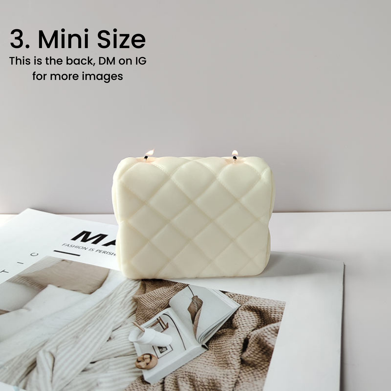 Lux Bag Candle Mold Lge, Med & Sml