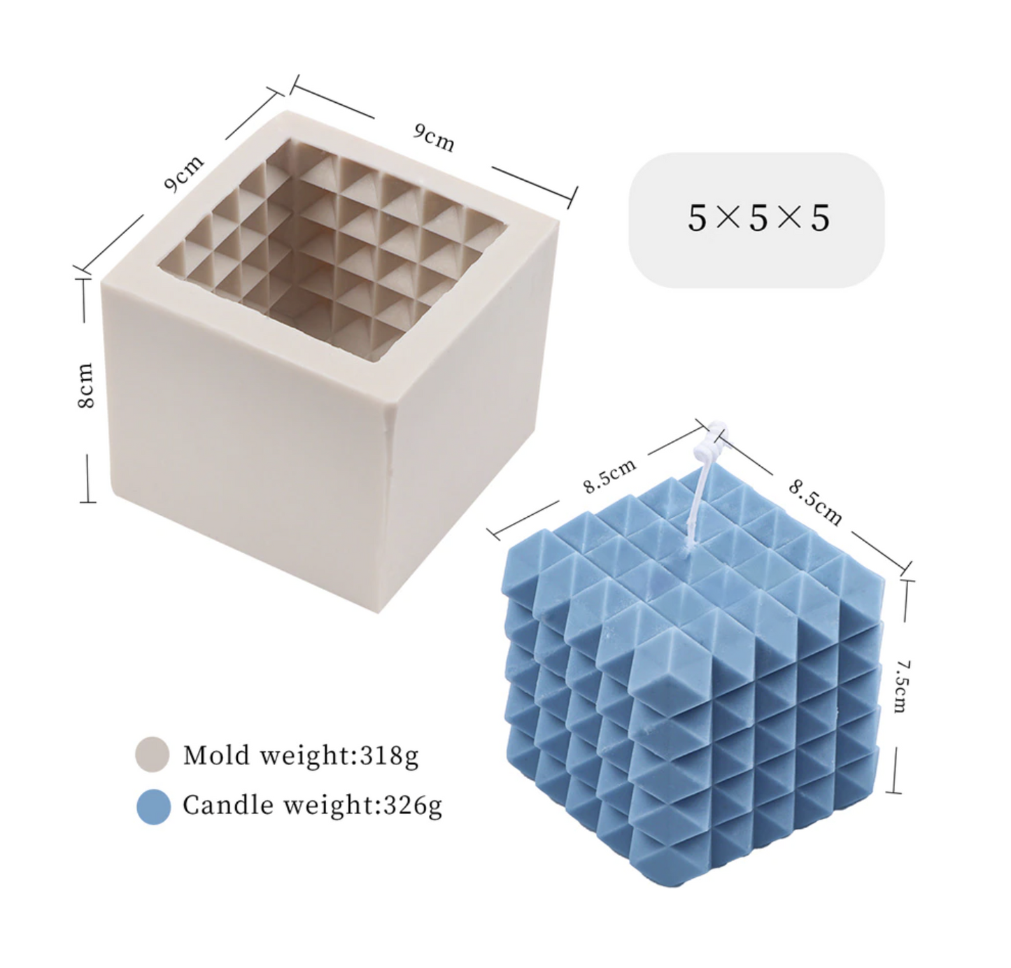 5 Point Diamond Mold