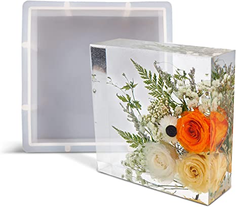 Square Silicone Mold + Holder