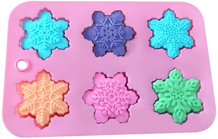 Snowflake Candle Mold