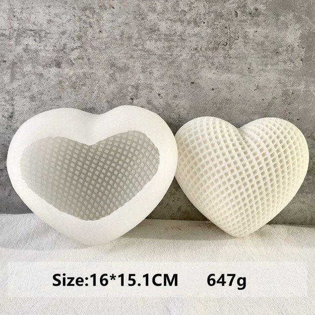 5 inch Braided Heart Mold - XL