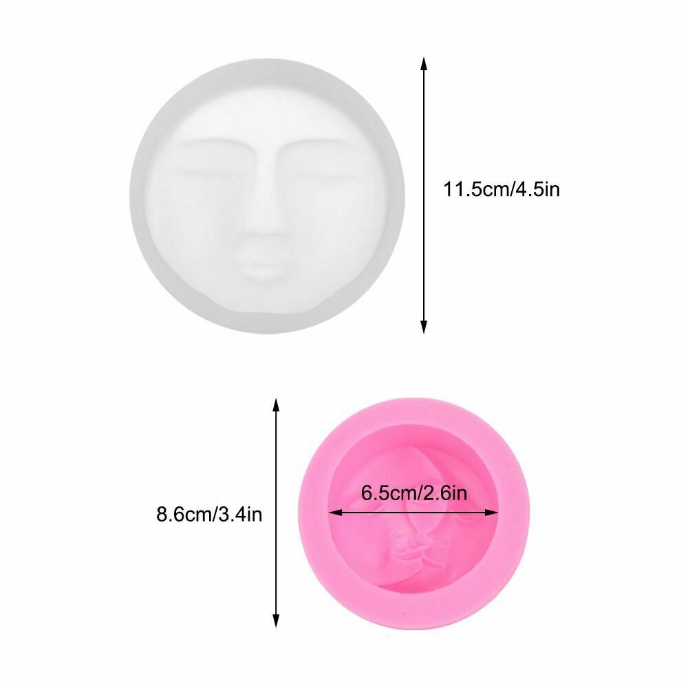 Moon Face Mold