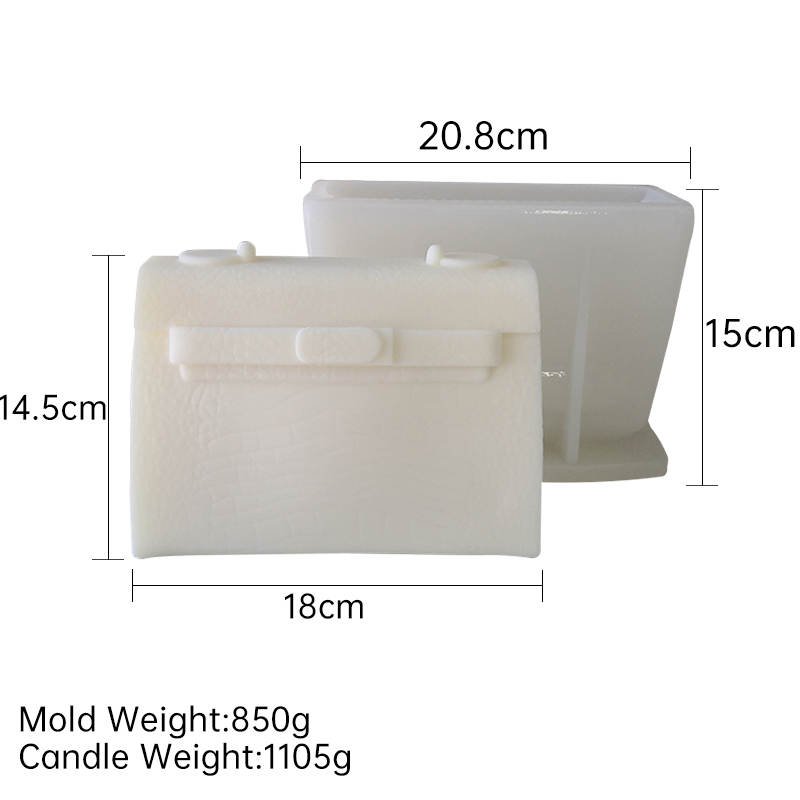 Lux Candle Bag Mold Snakeskin Lge