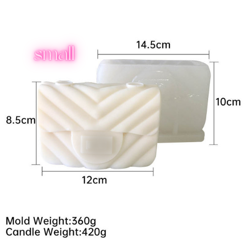 Ripple Candle Bag Mold Sml