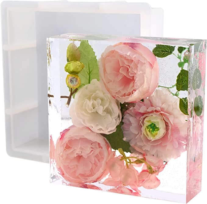 Square Silicone Mold + Holder