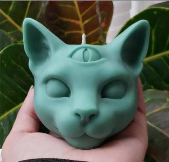 Third Eye Cat Head Mold