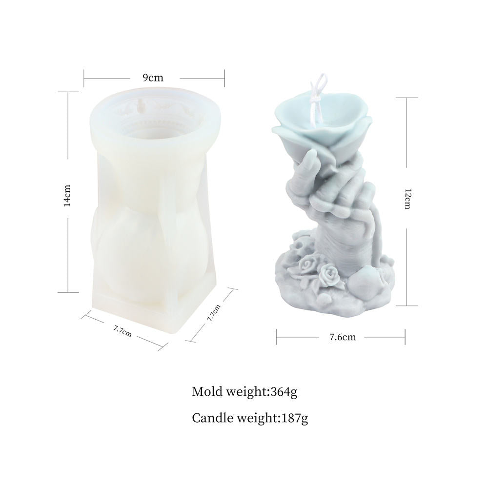 Physic Hand Rose Mold