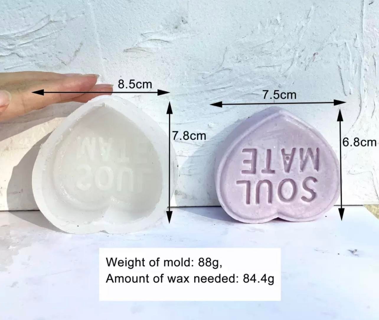 Soul Mate Candy Hearts Mold