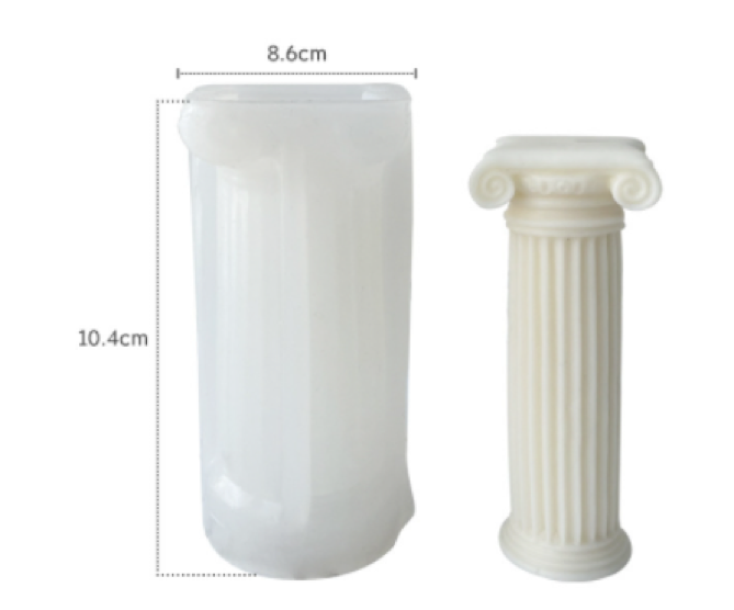 Spiral Roman Column Mold #1 -