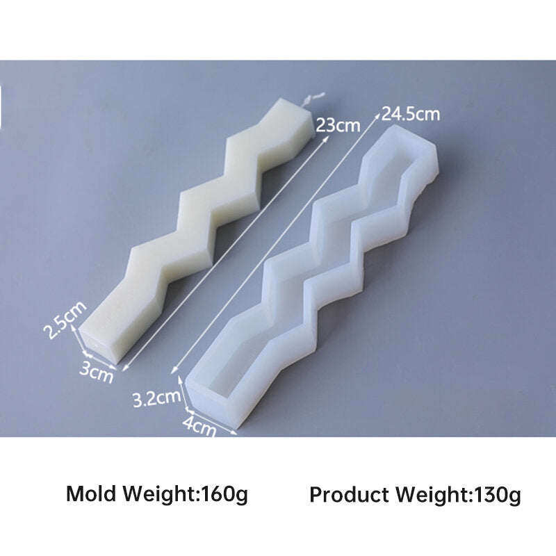 Zig Zag Pillar Mold