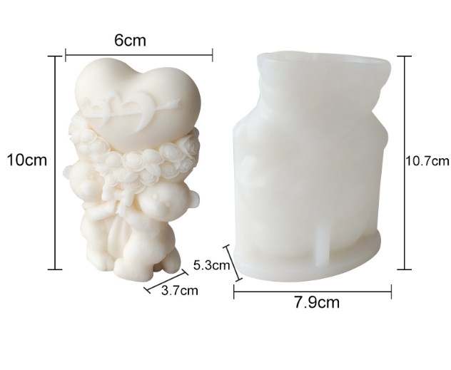 Bear with Heart Bouquet