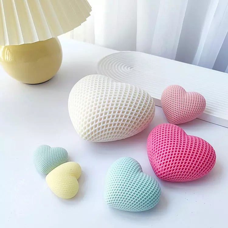 2 Inch Braided Heart Mold - Small